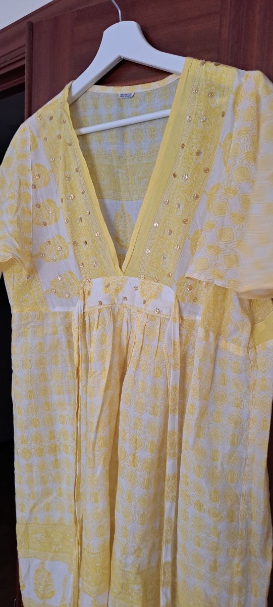 Túnica playa amarillo