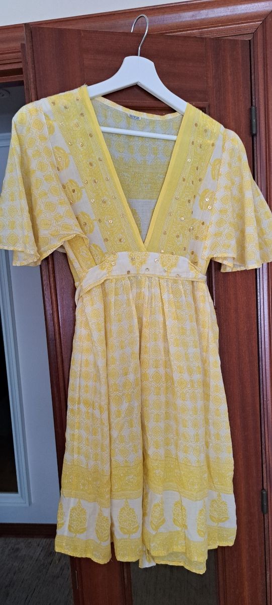 Túnica playa amarillo