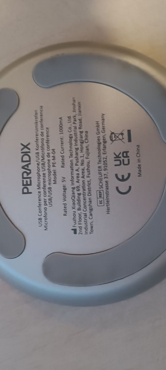 Altavoz micrófono Peradix