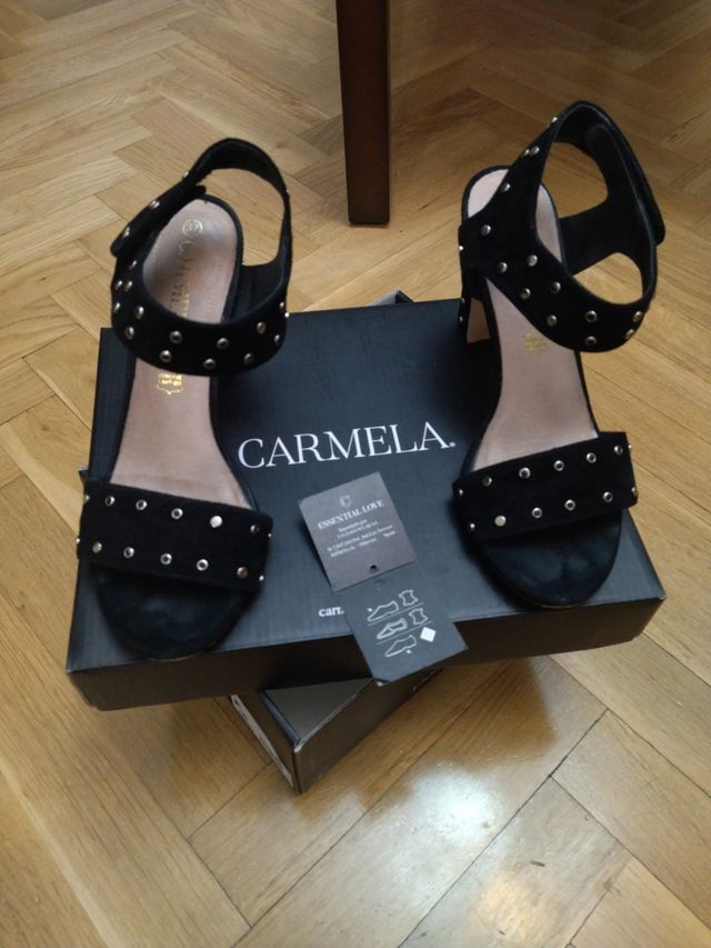 Sandalias mujer 37 tacón