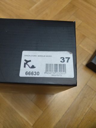 Sandalias mujer 37 tacón