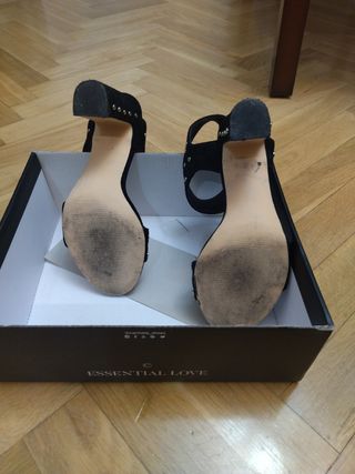 Sandalias mujer 37 tacón