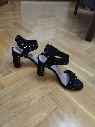 Sandalias mujer 37 tacón