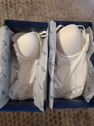 corpiño novia 90B, corpiño encaje 95B