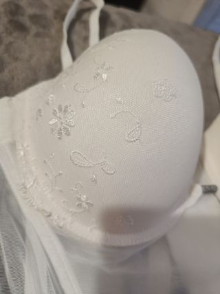 corpiño novia 90B, corpiño encaje 95B