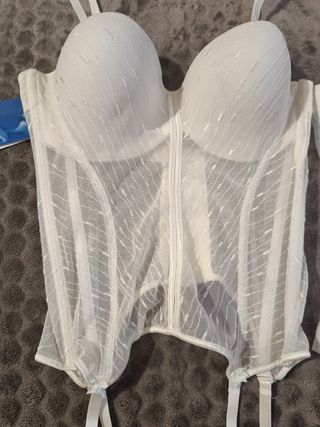 Corpiño vestido novia 95B Corpiño blanco 90B