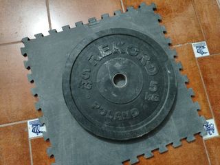 Barras olímpicas + 170kg + carro