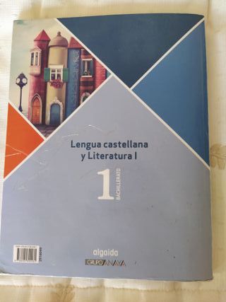 Libro de Lengua 1ºBachillerato. Editorial Algaida.