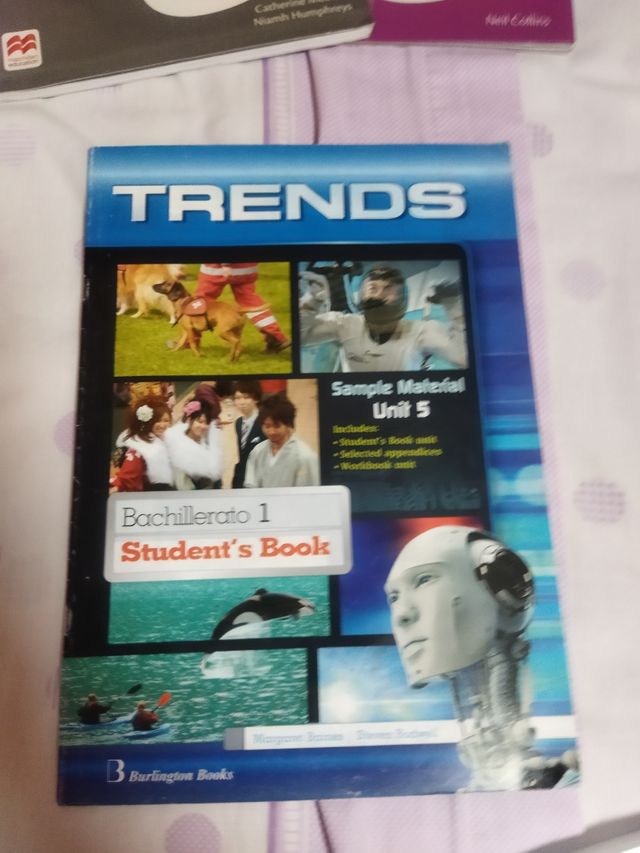 Cuadernillo de inglés de 1° de bachiler