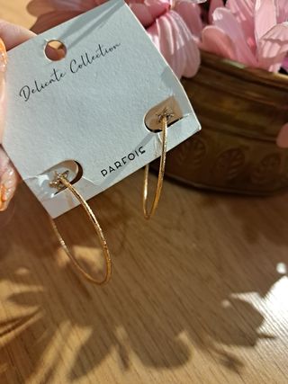 Aros dorados Parfois nuevos