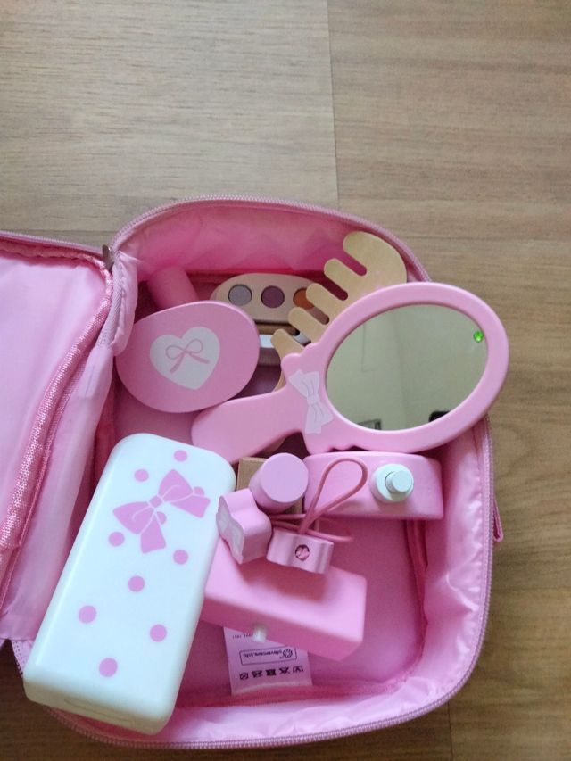 Juego Peinado Muñecas Rosa