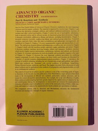 Advanced organic chemistry