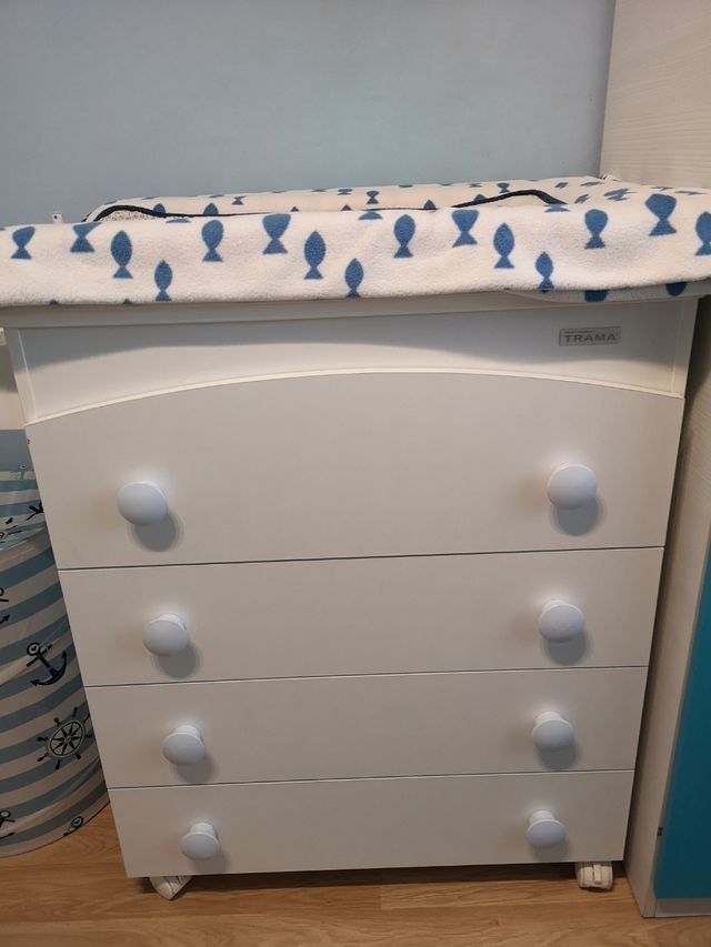 Mueble cambiador bebé