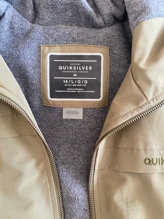 Parka Quicksilver T14 como nueva