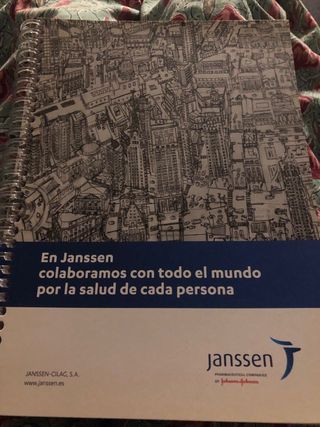 Libreta hojas blancas