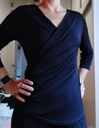 blusa de fiesta. sin uso. Talle ML