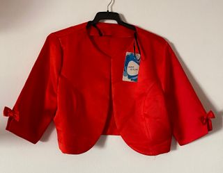 abrigo fiesta. sin uso. talle ML