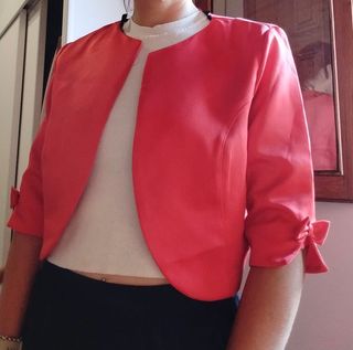 abrigo fiesta. sin uso. talle ML