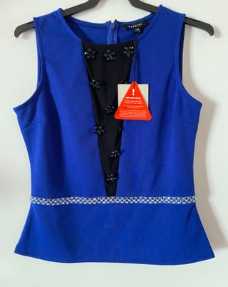 blusa de fiesta. sin uso. Talle M