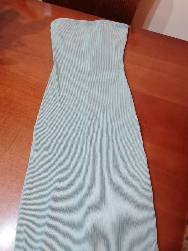 Vestido largo palabra de honor