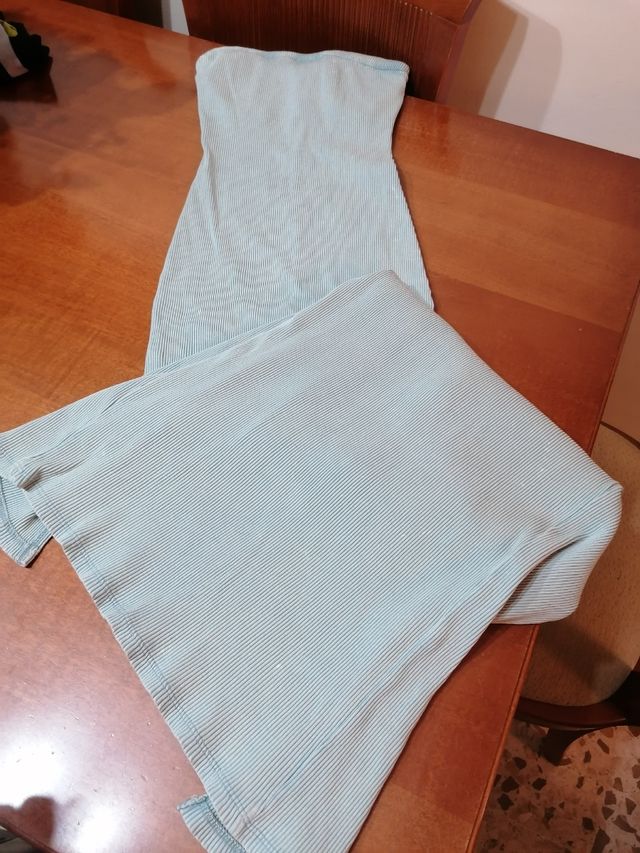 Vestido largo palabra de honor