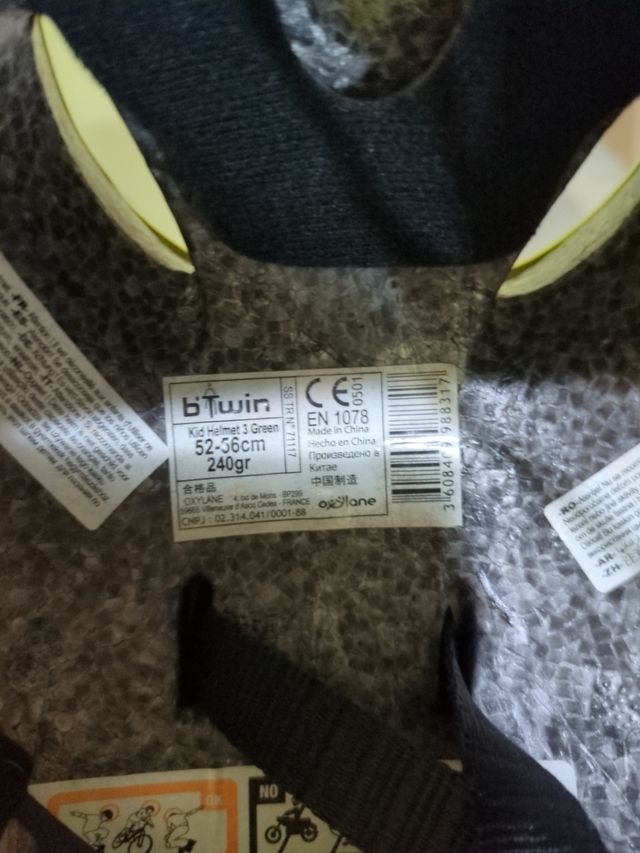 Casco infantil de bicicleta