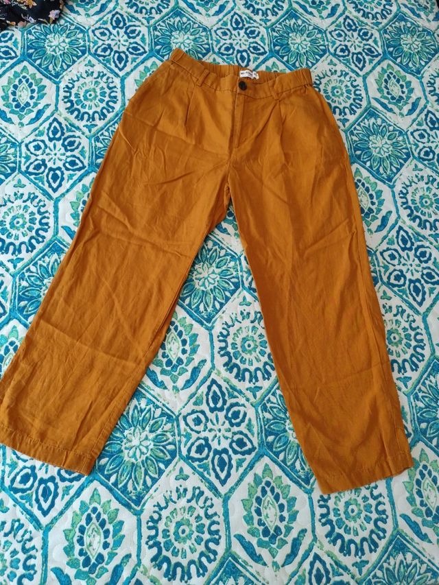 Pantalón tela ligera t/m pull&bear