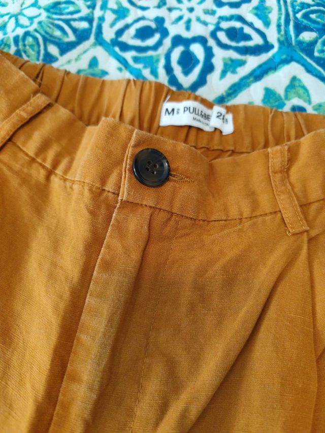 Pantalón tela ligera t/m pull&bear
