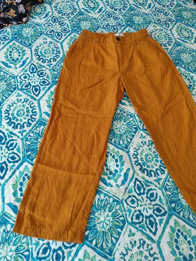 Pantalón tela ligera t/m pull&bear