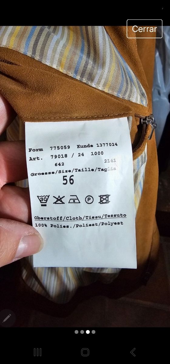 Chaqueta angelina fina marron