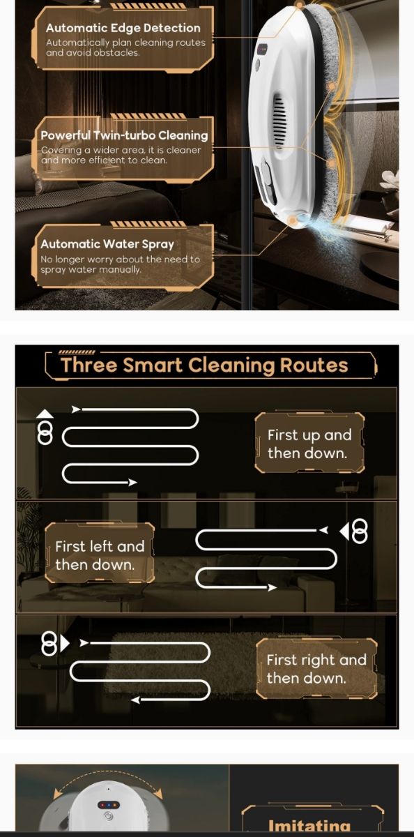 Ocasión Robot limpiacristales inteligente