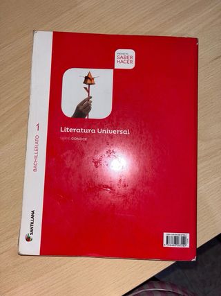 Libro literatura universal 1 bachillerato