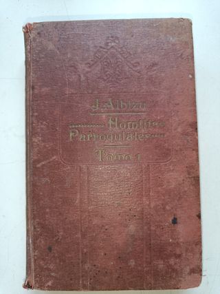 1917 Libro Homilias parroquiales