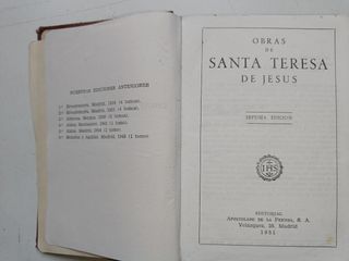 1951 Obras de Santa Teresa de Jesús