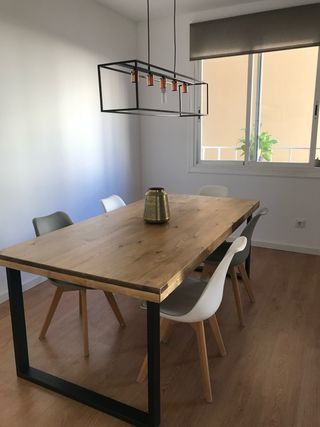 Mesa comedor madera maciza 200x100cm