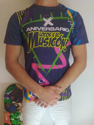 Camiseta X aniversario "Locos X el musicon"