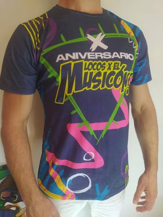 Camiseta X aniversario "Locos X el musicon"