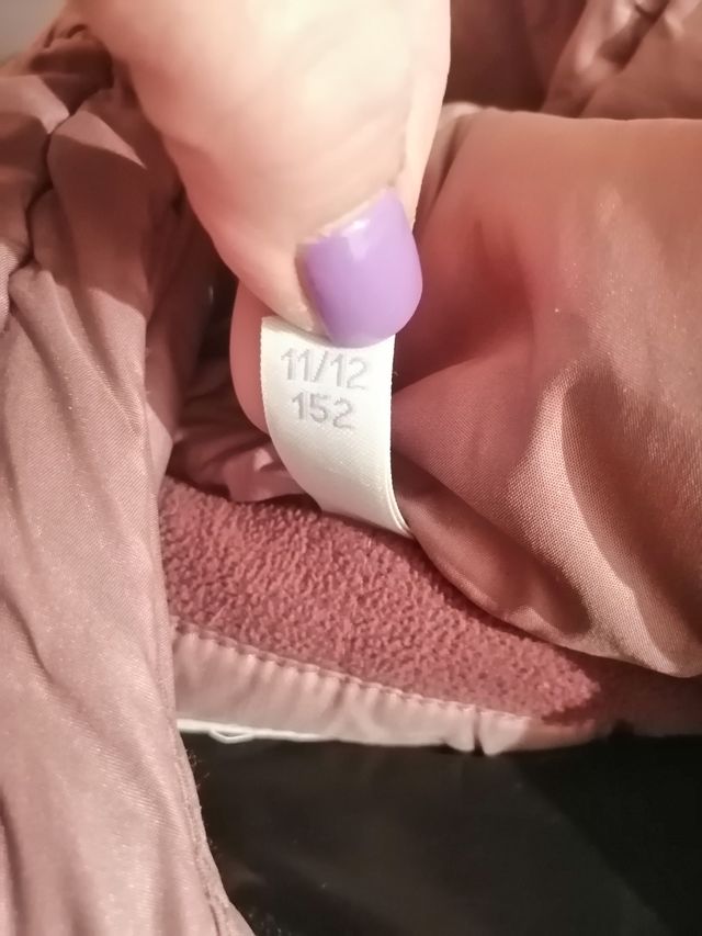 Piumino bambina 11/12 anni