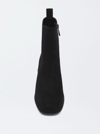 Botas de mujer estilo calcetín en negro