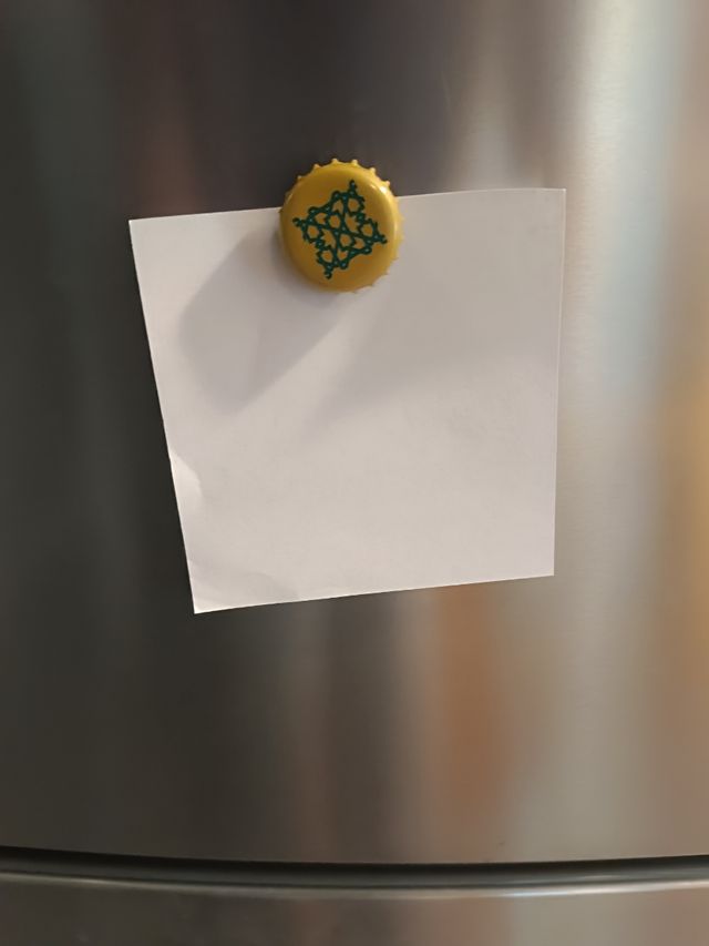 Imán chapa de cerveza Alhambra