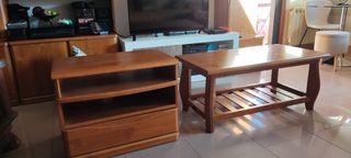 Donación de mesa centro y TV.