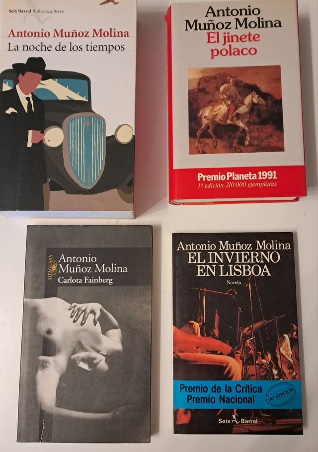 Antonio Muñoz Molina - 4 Libros- Lote 25