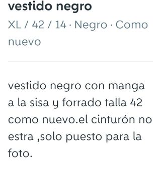 Vestido negro 