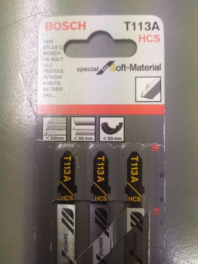 Hojas de sierra BOSCH ref T113A HCS