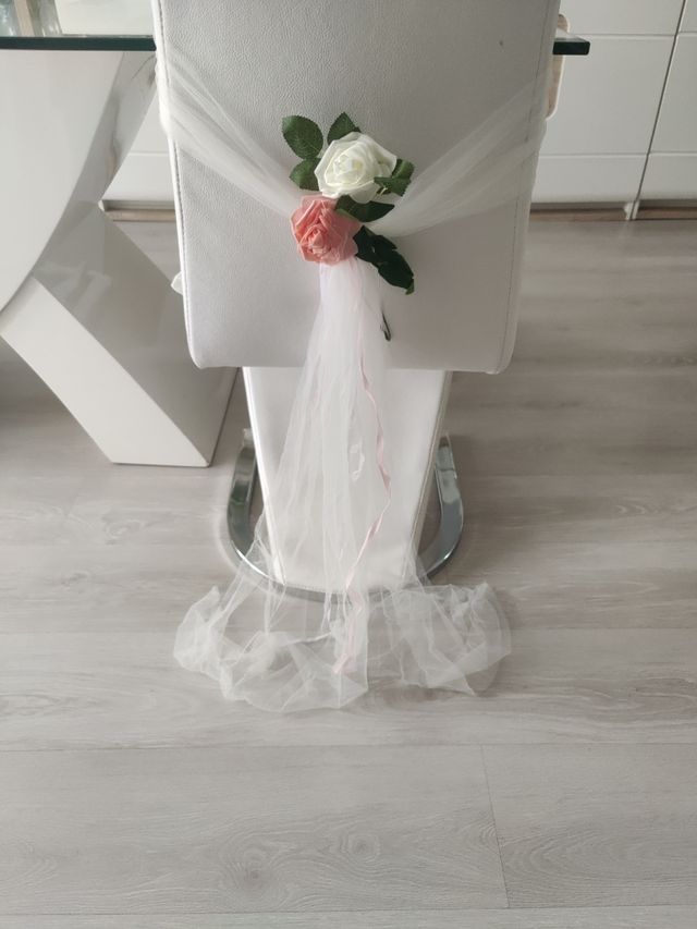 Adorno para sillas ceremonia