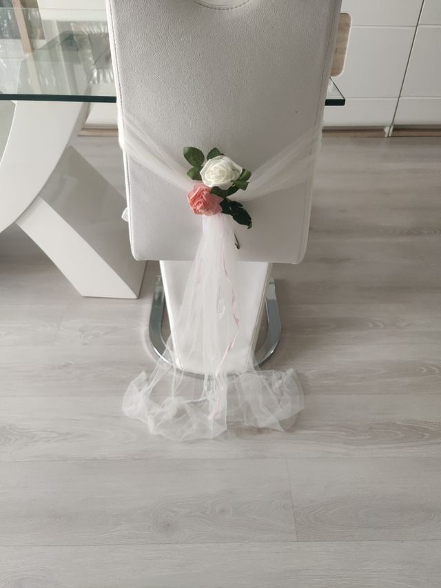 Adorno para sillas ceremonia