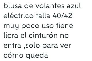 Blusa volantes