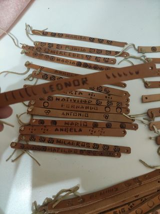 Pulseras de cuero 