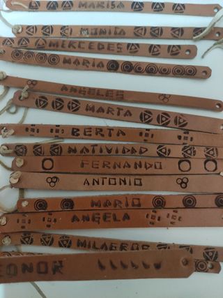 Pulseras de cuero 