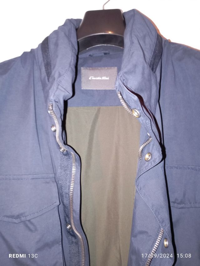 Chaquetón 5XL Emidio Tucci (54-64) Azul oscuro.